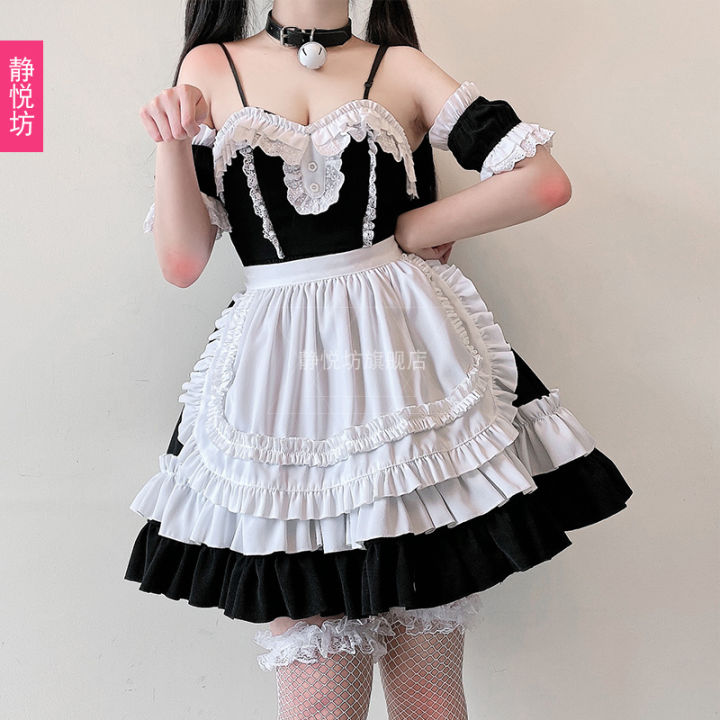 taobao-เซ็กซี่แม่บ้าน-ชุดคอสเพลย์ผู้หญิงคอสเพลย์อะนิเมะชุดเดรส-lolita-cafe