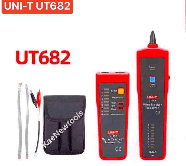 uni-t-ut682-เครื่องทดสอบสายแลนด์-wire-tracker-ทดสอบสายโทรศัพท์-ทดสอบสายเคเบิล