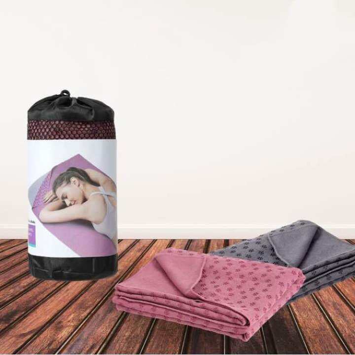 YOGA MAT TOWEL YOGA EQUIPMENT by Miniso Lazada PH