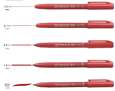 ปากกาฟินิกซ์ PCB นำเข้าจากโรงงานปากกาฟินิกซ์ Zig ของญี่ปุ่นปากกาซ่อมสีแดงสีดำ/ปากกาบังแสง/ปากกามาร์กเกอร์
