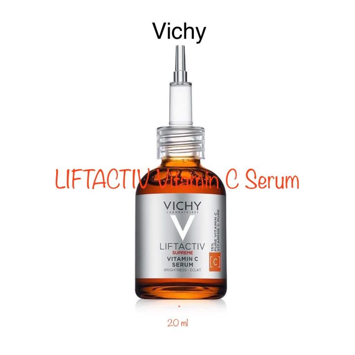 Vichy Liftactiv Vitamin C serum วิชี่วิตามินซีเซรั่ม 20 ml เพิ่มความกระจ่างใส ลบเรือนริ้วรอย