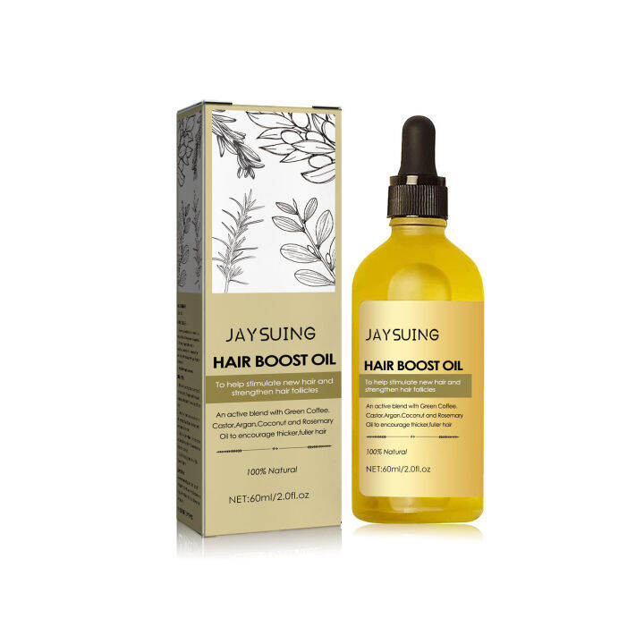 Jaysuing Hair Boost Oil Anti Hair Loss Rosemary Oil Hair Growth Boost Grow Thicker Nourish