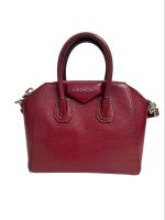 Used GIVENCHY Shoulder Bag Antigona Red Rank B Handle Damage