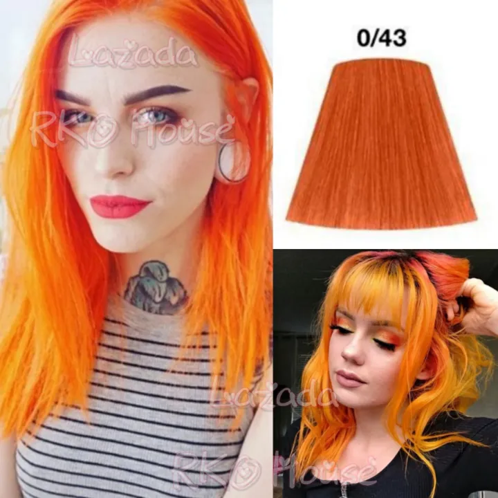 Orange Saloon Professional Hair Color Dye Cream HAIR COLOR DYE CREAM