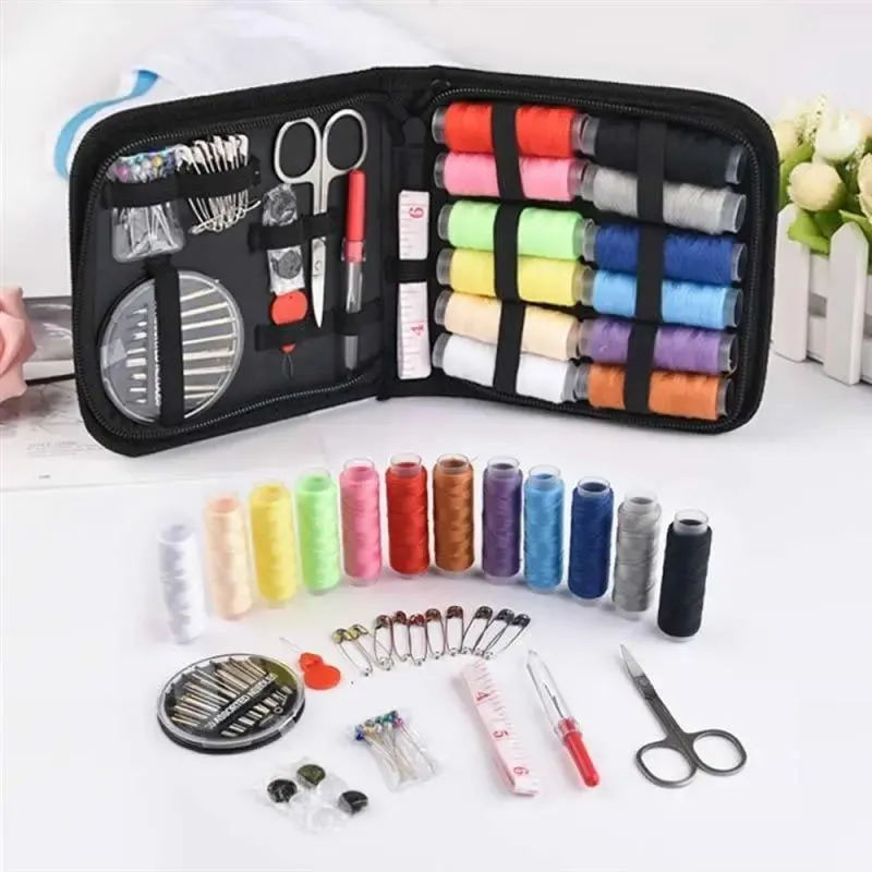 Sewing Kits Diy Multi-Function Sewing Box Set For Hand Quilting Stitching  Embroidery Thread Sewing Accessories Sewing Kits 