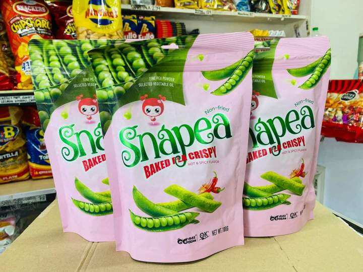 snapea healthy crispy green pea snacks sold per 3 packs x 108g Lazada PH