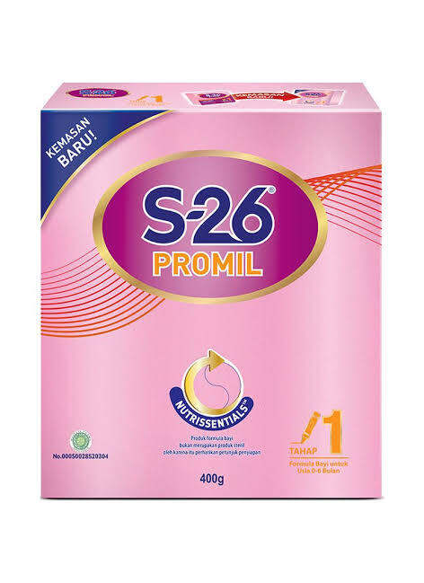 S26 Promil Reguler 400gr/Usia 0-6 bulan/Usia 6-12 bulan/kemasan box ...