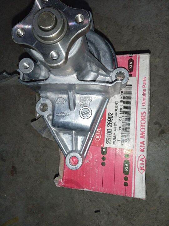 WATER PUMP COOLANT PART NO 25100 26902 BRAND NEW ORIGINAL KOREAN MADE ...