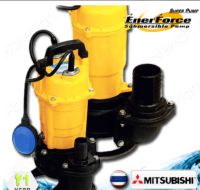 MITSUBISHI submersible 380v  ปั๊มแช่ไดโว่ 3" 750w รุ่นมีลูกลอยcsp755ta