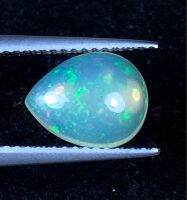 โอปอลหลากสีธรรมชาติ 1.51 กะรัต ลูกแพร์ 10x8 มม 1.51cts natural multi color play opal 10x8mm pear