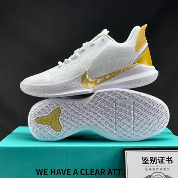 Kobe 11 white and on sale gold