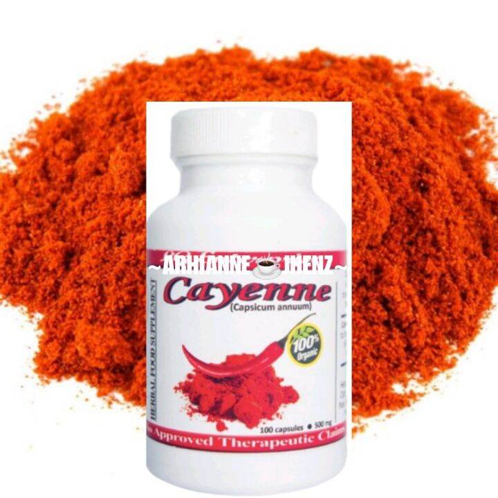 Cayenne Capsule 100 pieces Lazada PH