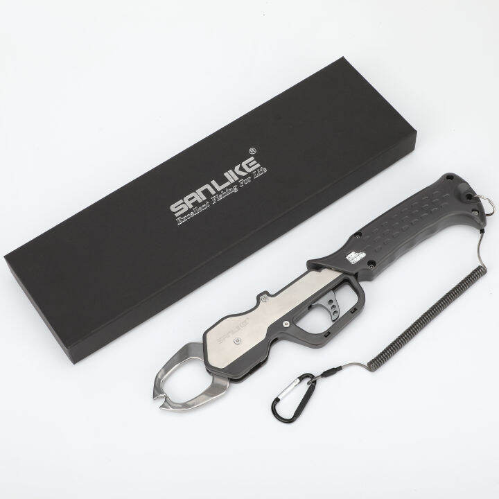 SANLIKE Stainless Steel Fishing Gripper Fish Lip Grip Fish Grabber with