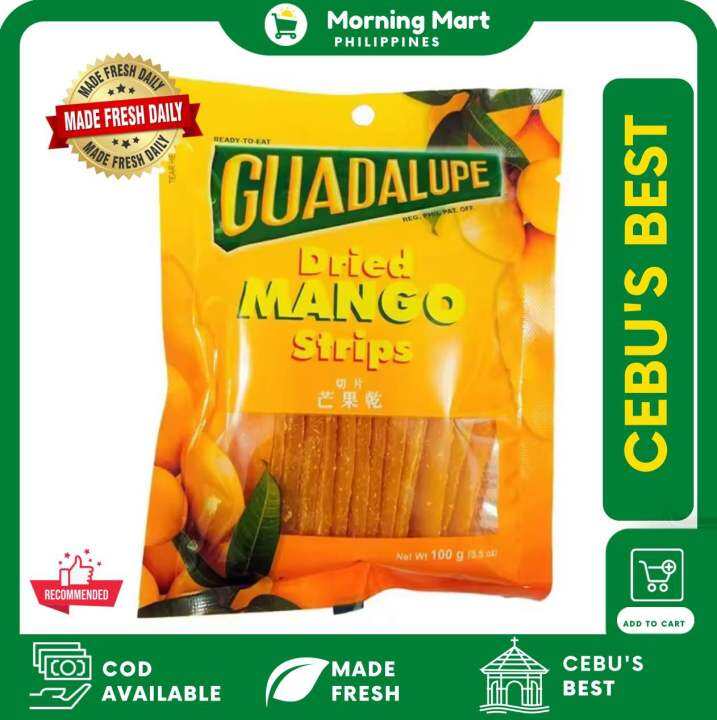 Guadalupe Dried Mango Strips in Cebu 100 grams Lazada PH