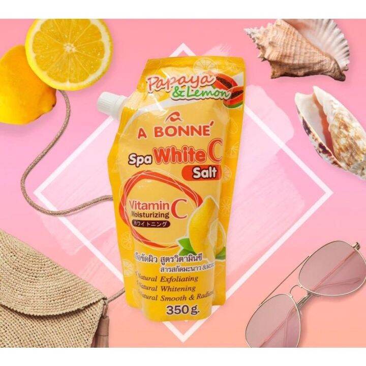 A Bonne SPA WHITE C W/VITAMIN C, Lemon & PAPAYA (350g) Lazada PH