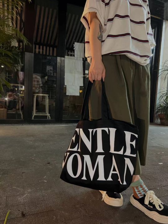 entle-woman-canvas-tote-bag-รุ่นยอดฮิตขายดีซิกเนเจอร์