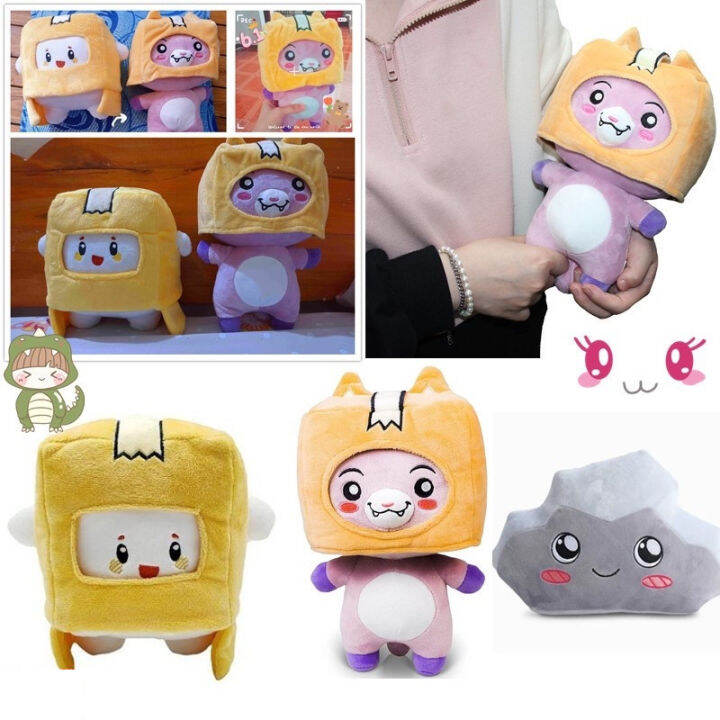 3 Style Lankybox Removable Cartoon Robot Soft Toy Plush Children's Gift ...