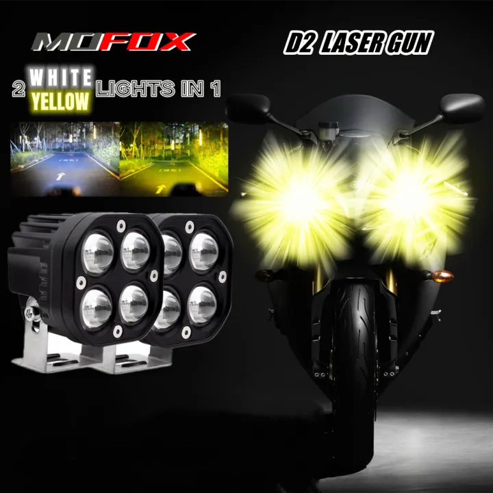 laser gun led light for motorcycle