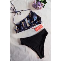 ?บิกินี่พร้อมส่งแบรนด์ZAFUL??‍♀️??บิกินี่ทูพีชสายฝอนำเข้า,bikini,บิกินี่,summer Size M