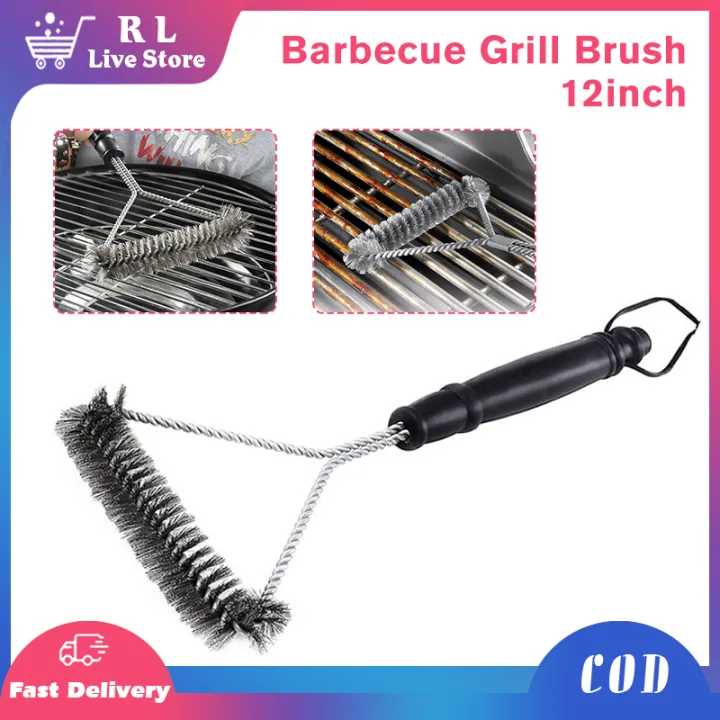 Barbecue Grill BBQ Brush Clean Tool Stainless Steel Barbecue Grill Wire