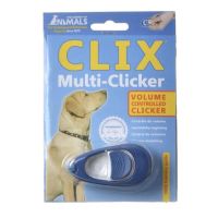 Clix Multi Clicker Volume Controlled Clicker คลิกเกอร์ฝึกสุนัขรุ่นพิเศษ