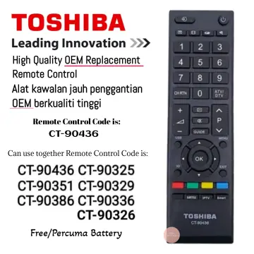 CT-90345 Télécommande TV Toshiba