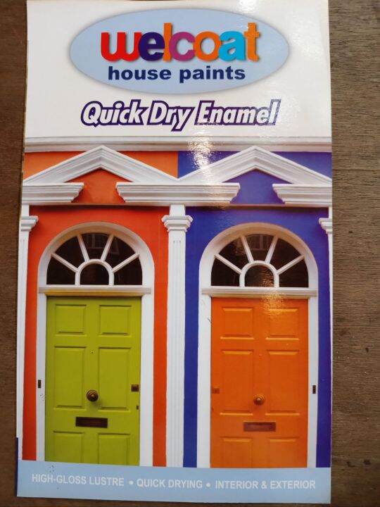 WELCOAT QUICK DRY ENAMEL COLOR CHART COMPLETE GUIDE FOR COLORS WOOD AND