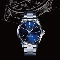 นาฬิกา Orient Star Basic Date สายเหล็กหน้าน้ำเงิน (RE-AU0403L)