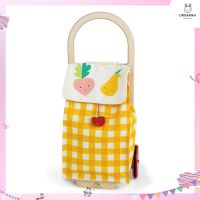 กระเป๋าลากช้อปปิ้งนำเข้าสำหรับเด็ก สีเหลืองสดใสแบรนด์ Tender Leaf Toys รุ่น Pull Along Shopping Trolley