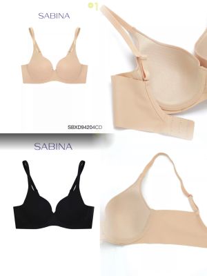 Sabina เสื้อชั้นใน มีโครง รุ่น Perfect Bra รหัส SBXD94204 สีเนื้อเข้ม และดำ
