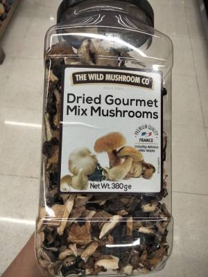 The Wild Mushroom Dried Gourmet Mix Mushrooms 380g.รวมเห็ดแห้ง เห็ดสลิปเปอร์รี่เเจ็ค เห็ดหูหนู เห็ดนางรม เห็ดชิตาเกะ 380กรัม