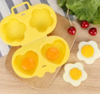 FC030 Egg Cooker Microwave กล่องทำไข่ดาวไมโครเวฟ 2ลายใน1ชิ้น