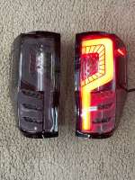 ไฟท้าย ford Ranger ไฟท้ายแต่ง ฟอร์ด เรนเจอร์ led ไฟเลี้ยววิ่ง สีสโมค ปี2012-2019