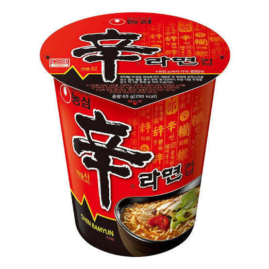 Shin Ramen Cup 65g (korean Nongshim Shin Ramyun Cup) 