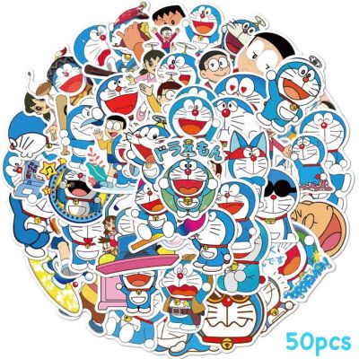 Sticker สติ๊กเกอร์ Doraemon 48 โดราเอมอน โดเรม่อน โดเรมอน โดเรมี โด เร รา เอ มอน ม่อน โนบิตะ ชิสุกะ ฟูจิโอะ แมว ชิซุกะ