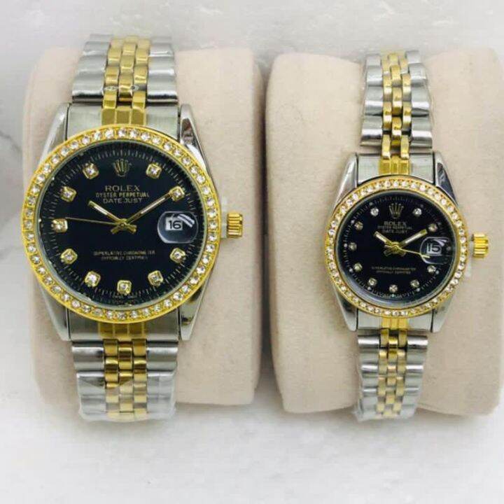 ROLEX_BATTERY QUARTZ SET COUPLE Lazada