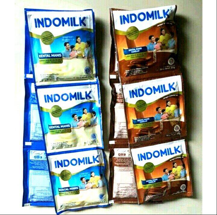 Susu Kental Manis SKM Indomilk Sachet (isi 6 sachet) 37g Sesuai