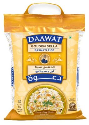 Daawat Golden Sella Basmati Rice, 5 kg