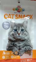 ขนมแมว ยี่ห้อ OKIKO CAT SNACK รสเนื้อปลาทูน่า ขนาด30กรัม (1ถุง)