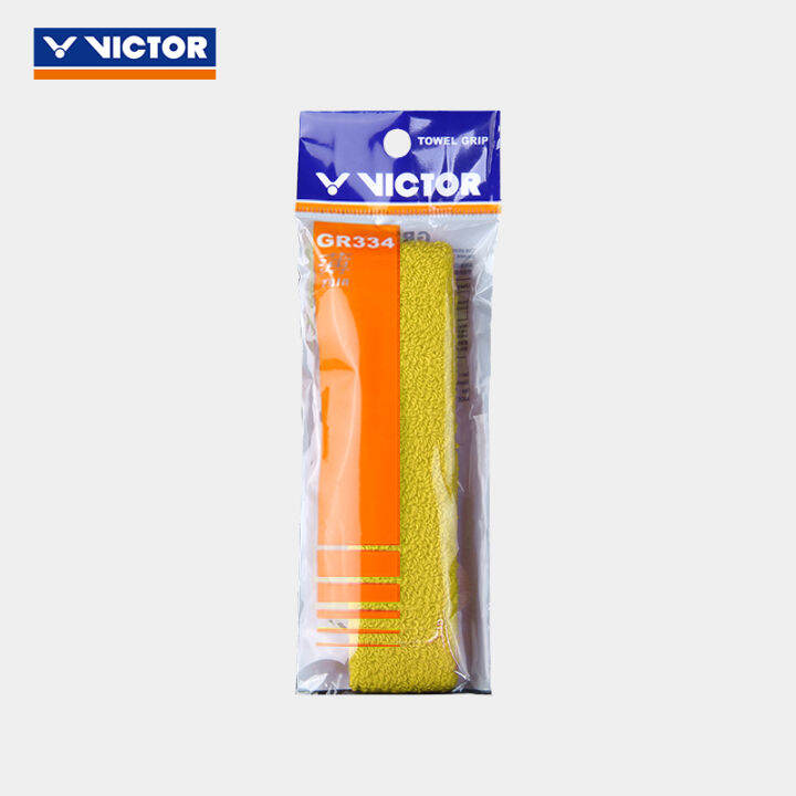 victor-victor-ยางมือแบดมินตันดูดซับเหงื่อกันลื่นผ้าขนหนูจับผ้ารุ่นบางกาวผ้าขนหนู-gr334