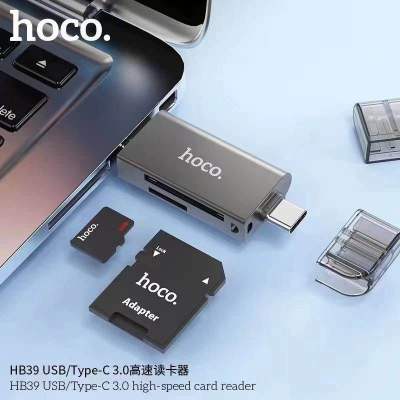 Hoco HB39 USB/Type-C Card Reader 2in1 Support 2TB 5Gbps.