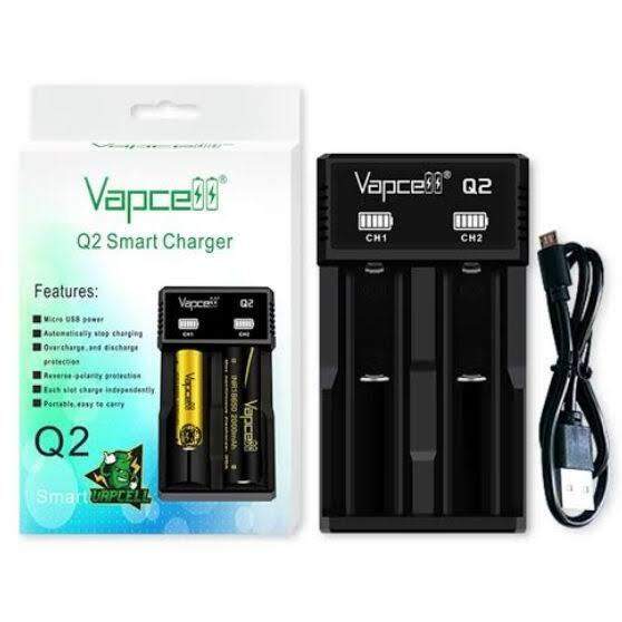 Vapcell Q2 charger Legit 18650 charger Lazada PH