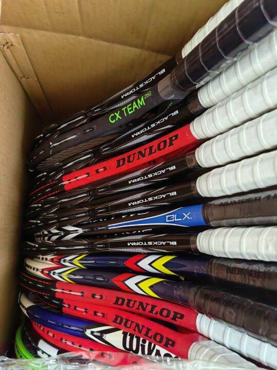 Full Carbon Tennis Rackets Wilson, Dunlop, Pacific and Other Almost New ...