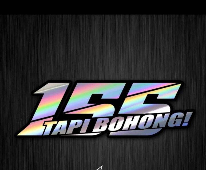 Stiker 155 Tapi Bohong Stiker Tapi Boong Stiker Motor | Lazada Indonesia