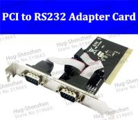 PCI COM card 2 พอร์ต 9Pin Serial RS232 serial Card Adapter