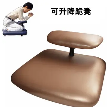 Mudra Crafts Foldable Meditation Bench, Kneeling Chair, Yoga Stool