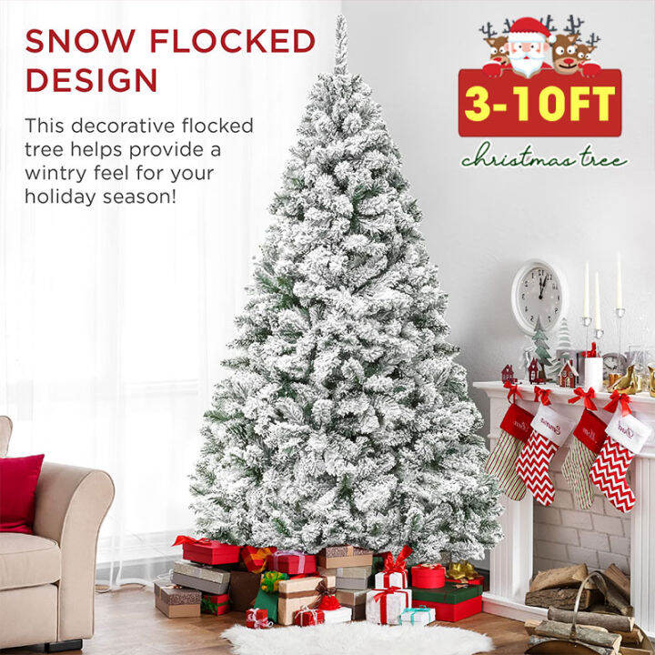 【🥇White Xmas Tree】2023 Christmas tree full set Artificial Dense