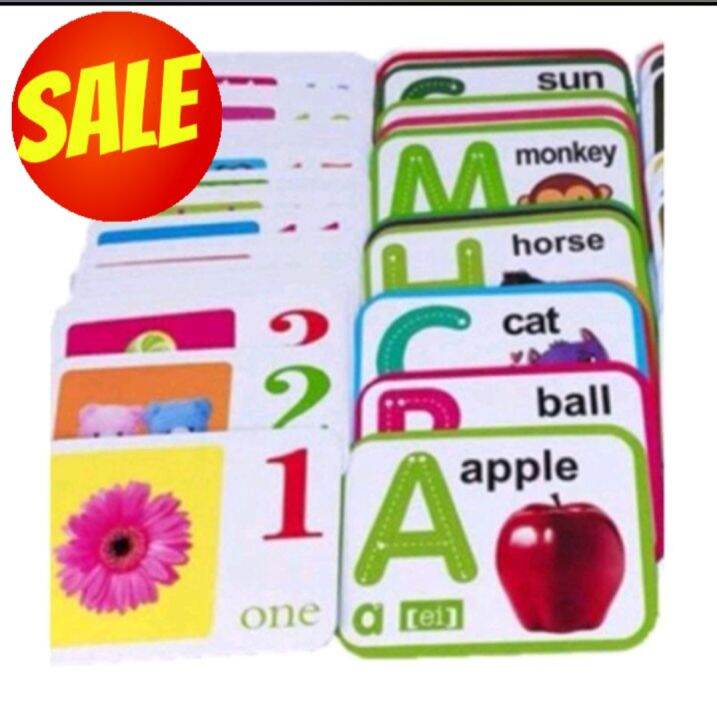 Educational FLASHCARDS for Kids Alphabet Numbers Lazada PH