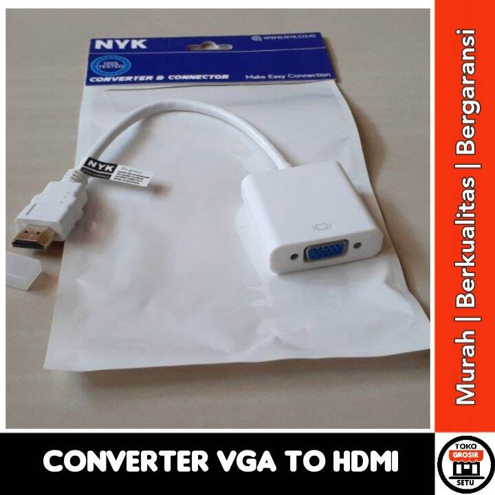 Converter HDMI to VGA Lazada Indonesia