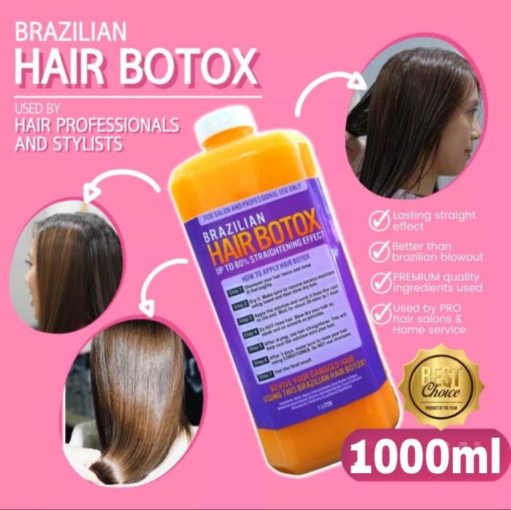 ORIGINAL 250ML BRAZILIAN HAIR BOTOX UP TO 80 STRAIGHTENING EFFECT   Sc596ac5a57e44909bc9b9ef18cd90672t  720x720q80 